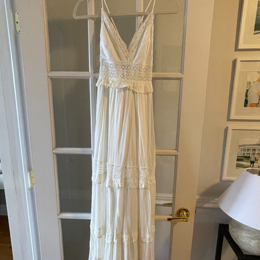 Fortunate One All My Love Maxi Dress White
